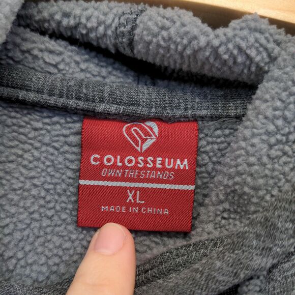 Colosseum Women's Indiana Hoosier Pullover Graphic Hoodie Sweatshirt XL Gray - Picture 9 of 13